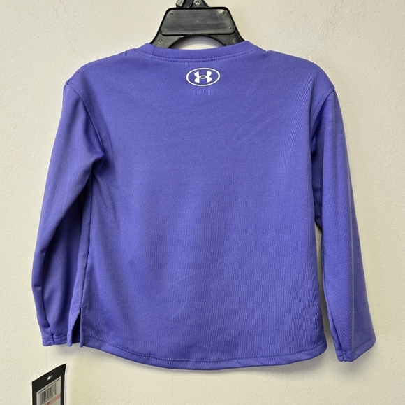 Under Armour Star Long Sleeve t-shirt Purple 2T - Picture 3 of 8